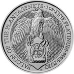 Platin The Queen's Beasts 1 oz - Falcon of the Plantagenets 2020