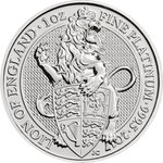 Platin The Queen's Beasts 1 oz - Lion of England 2017