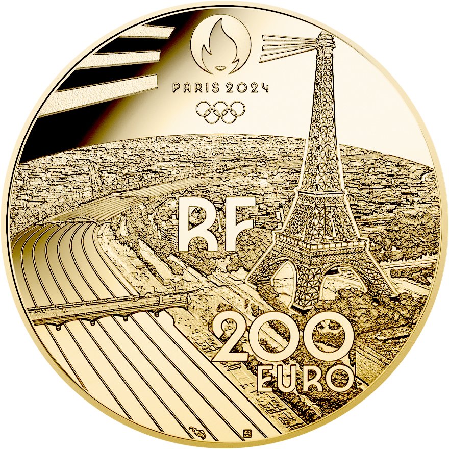 View 2: Gold Paris 2024 - Eiffelturm 1 oz PP - 2024