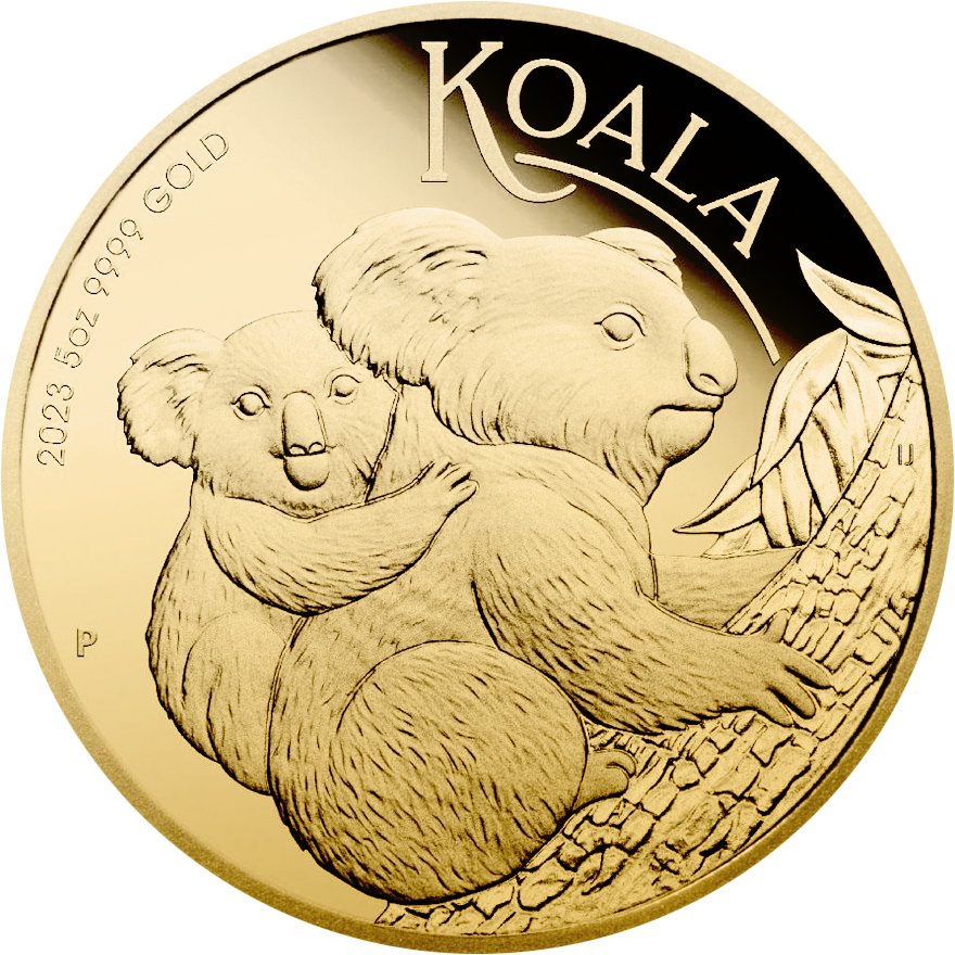 View 1: Gold Koala 5 oz PP - 2023
