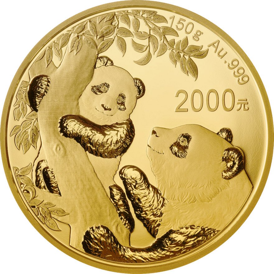 View 1: Gold China Panda 150 g PP - 2021
