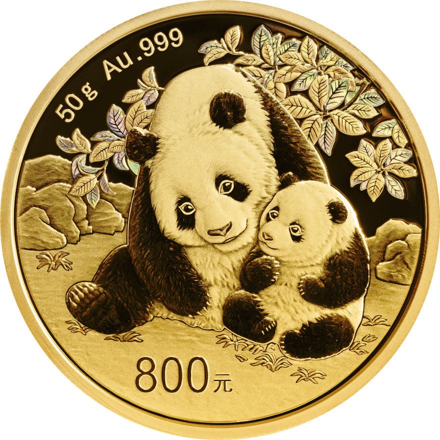 View 1: Gold China Panda 50 g PP - 2024