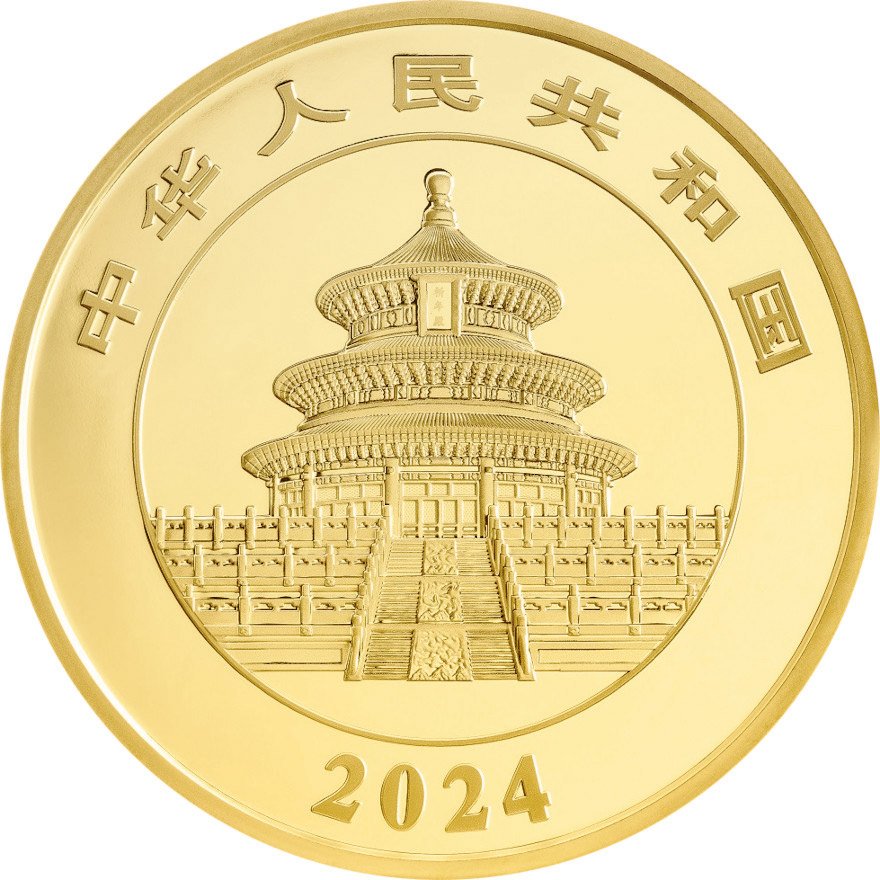 View 2: Gold China Panda 50 g PP - 2024
