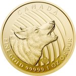 Gold Call of the Wild 1 oz - Wolf 2014