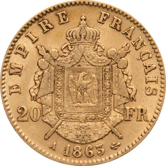View 2: Gold 20 Francs