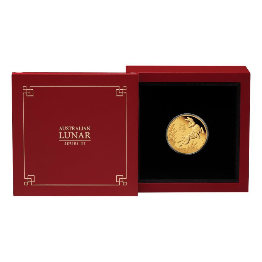 View 4: Gold Lunar III Hase 1/4 oz PP - 2023