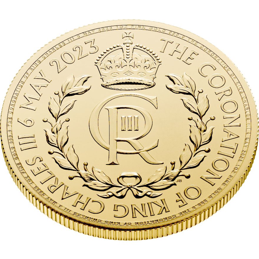 View 3: Gold King Charles III - Krönung 1 oz - The Royal Mint 2023