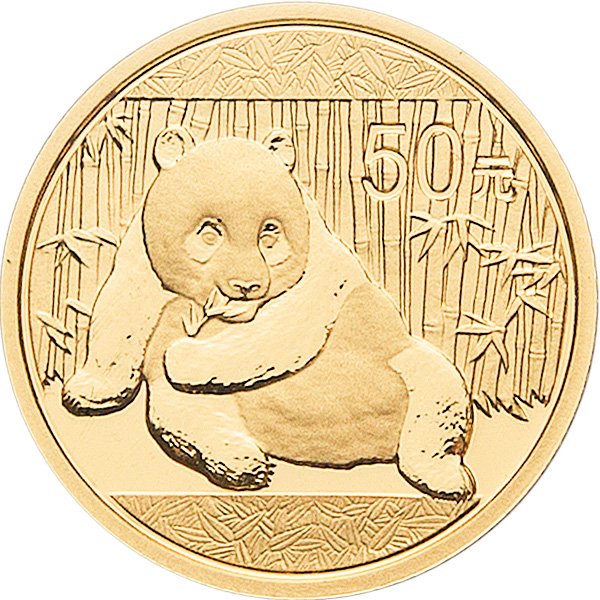 Front of the Gold China Panda 1/10