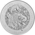 Silber Seymour Unicorn 10 oz  - Royal Tudor Beasts 2024