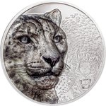 Silber Snow Leopard 3 oz PP - High Relief 2024