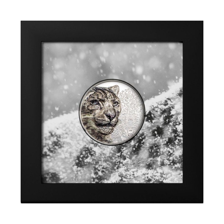 View 4: Silber Snow Leopard 1 oz PP - High Relief 2024