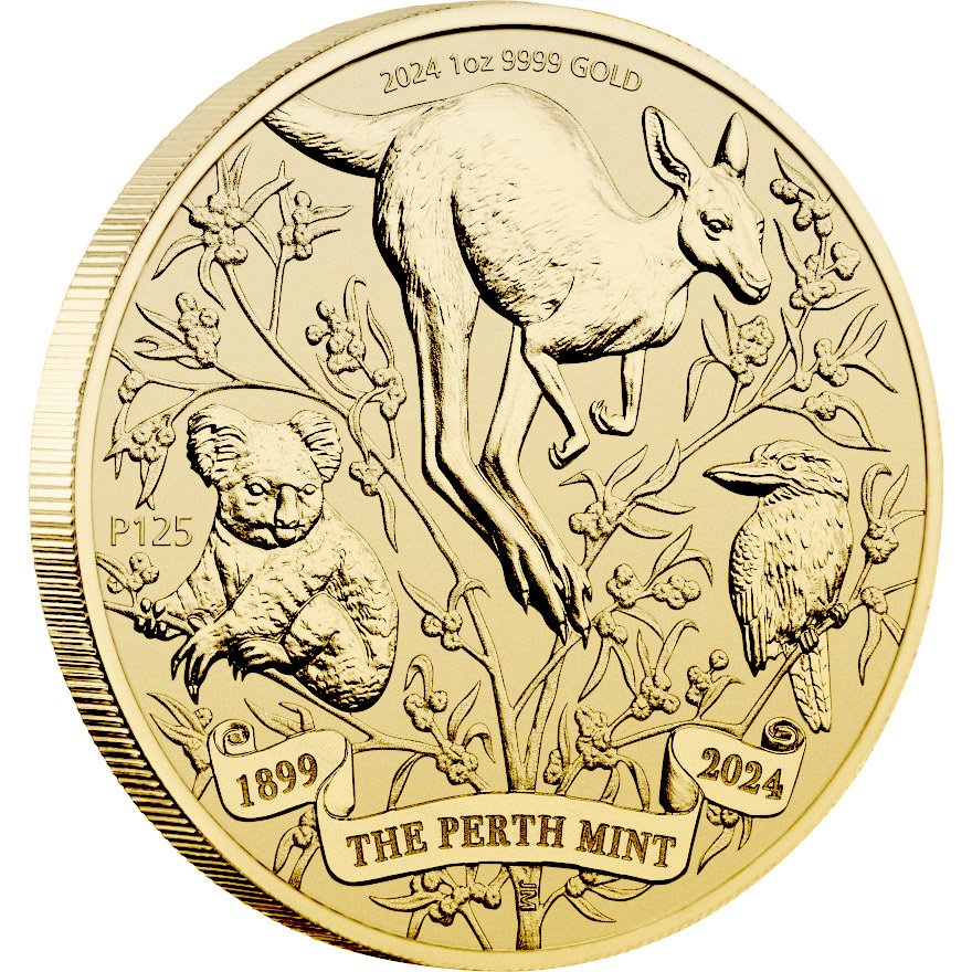View 2: Gold 125. Jubiläum 1 oz - Perth Mint 2024