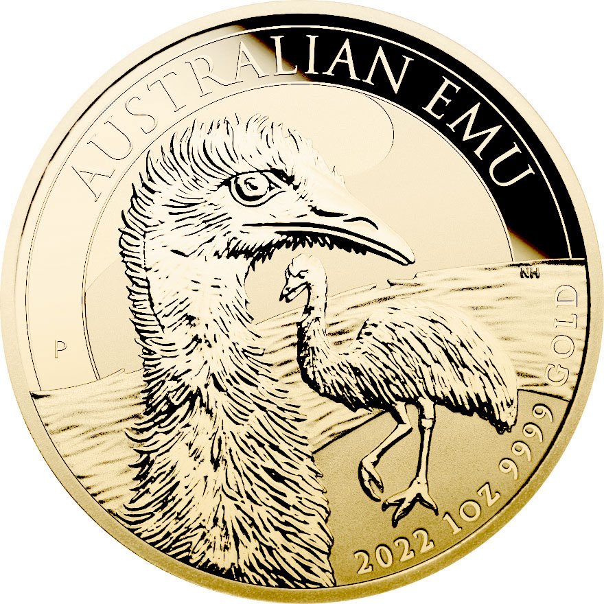 View 1: Gold Emu 1 oz - 2022