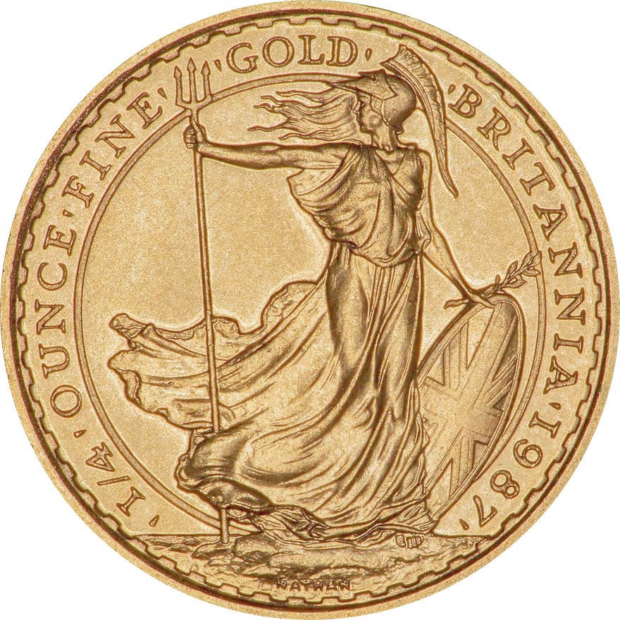 View 1: Gold Britannia 1/4 oz (22 Karat) - diverse Jahrgänge