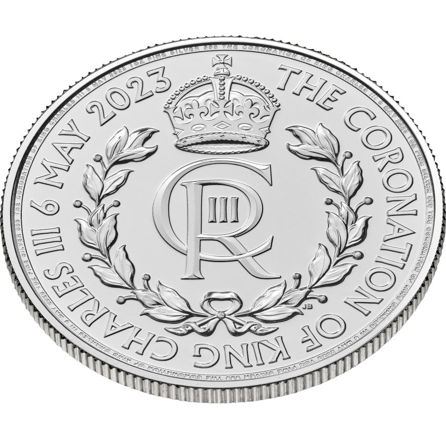 View 2: Silber King Charles III - Krönung 1 oz - The Royal Mint 2023