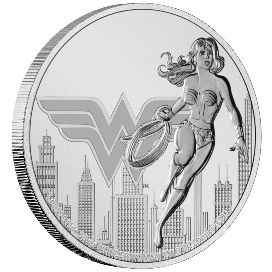 View 2: Silber DC Comics 1 oz - Wonder Woman