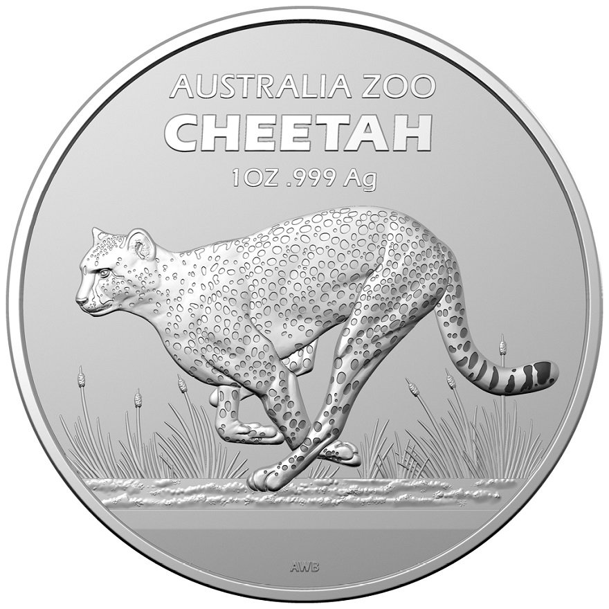 View 1: Silber Australia Zoo 1 oz - Gepard - RAM 2021