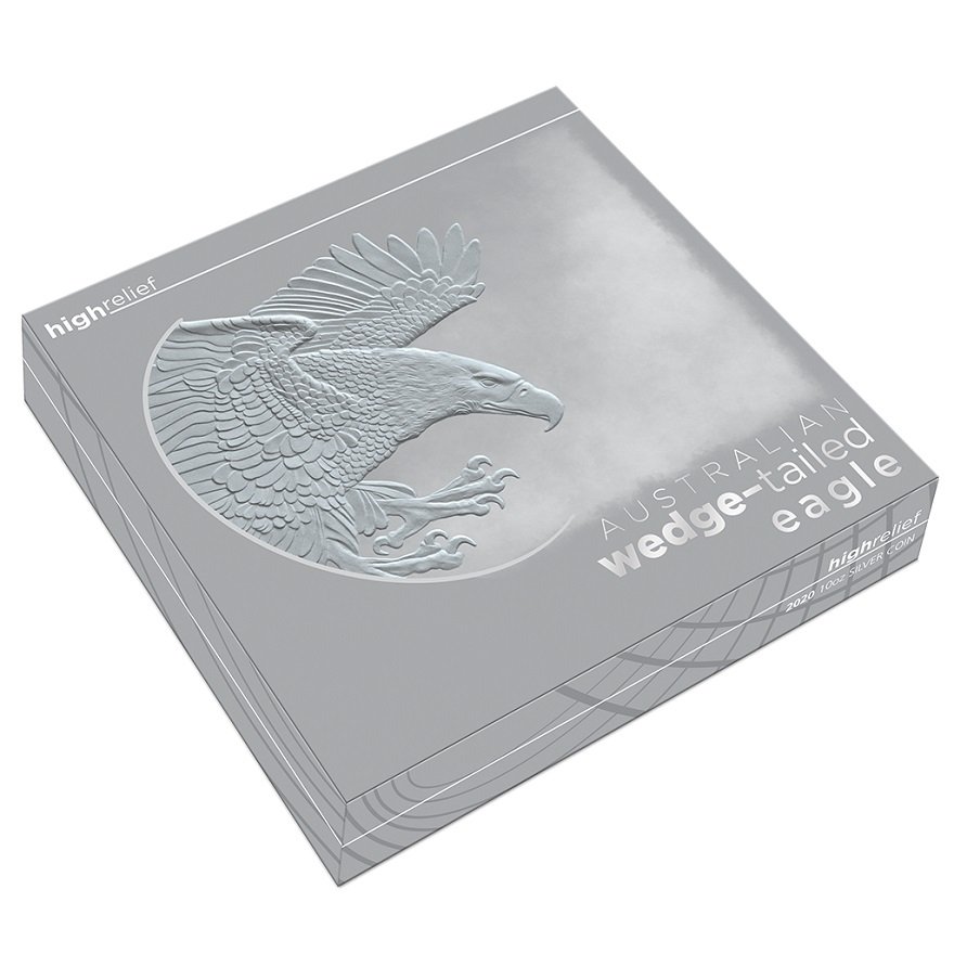 View 5: Silber Wedge Tailed Eagle 10 oz PP - High Relief 2020