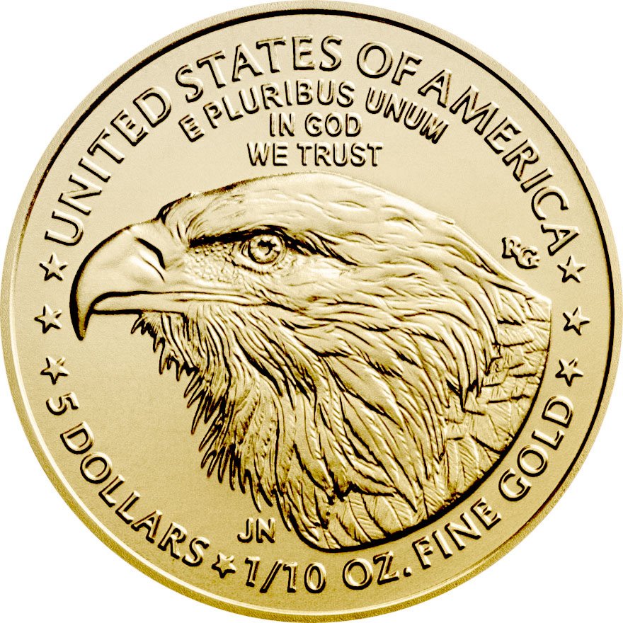 View 1: Gold American Eagle 1/10 oz