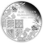 Silber The Queen's Platin-Jubiläum 1 oz PP