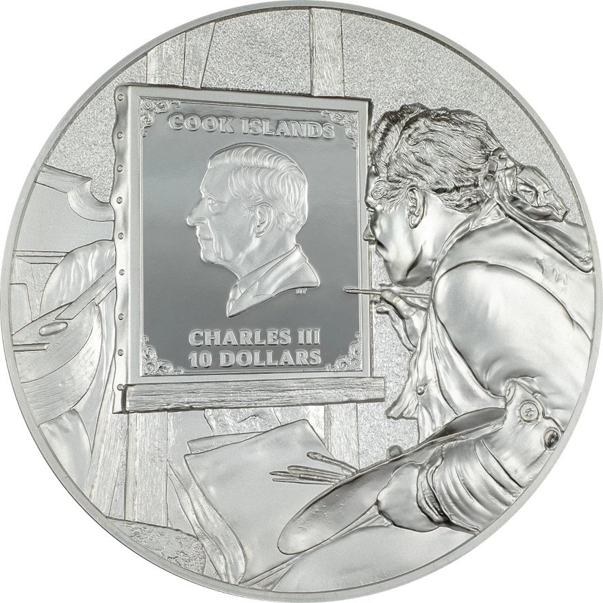 View 2: Silber Auguste Renoir - Masters of Art - 2 oz - Ultra High Relief - 2024