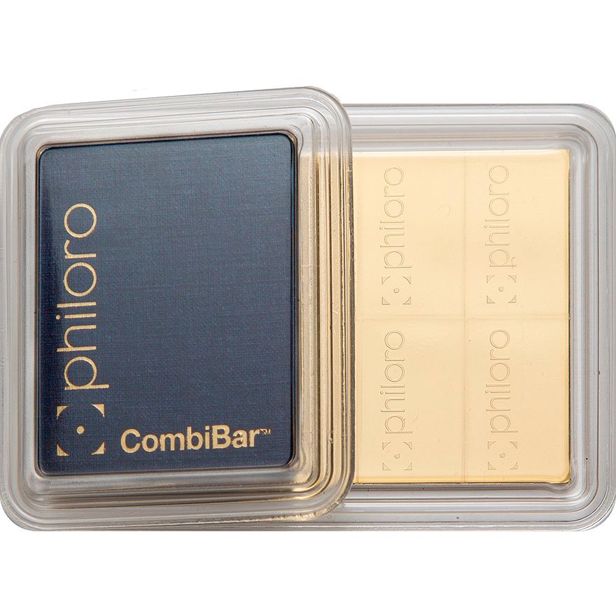 View 3: Gold CombiBar® 1 oz philoro - LBMA zertifiziert
