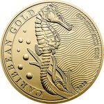 Gold Barbados Seahorse 1 oz - 2020