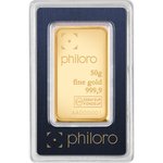 Goldbarren 50 g philoro - LBMA-zertifizierter Hersteller