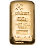 Goldbarren 100 g gegossen - philoro