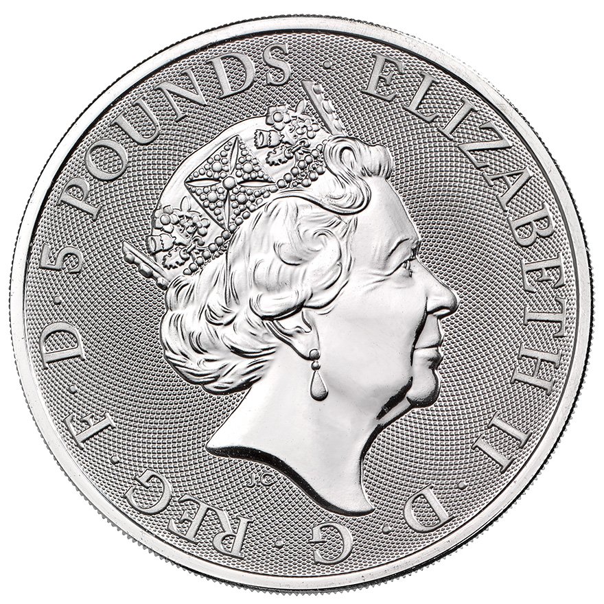 View 2: Silber The Queen's Beasts 2 oz - Completer Coin 2021