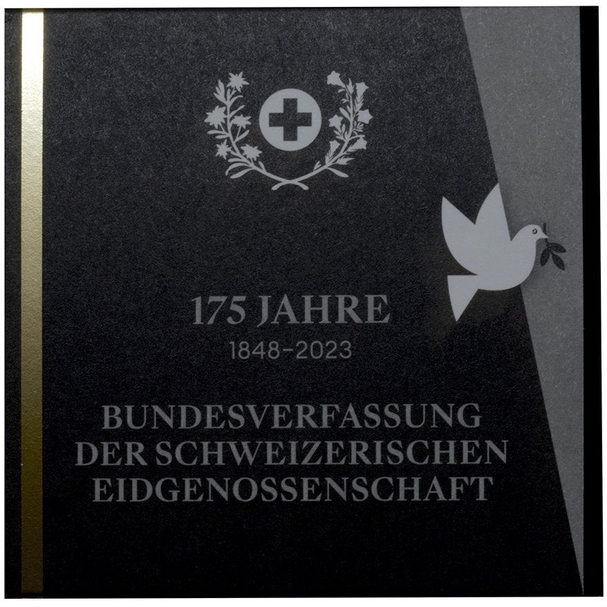 View 3: Gold "175 Jahre Bundesverfassung" 11.29 g -  PP - 2023