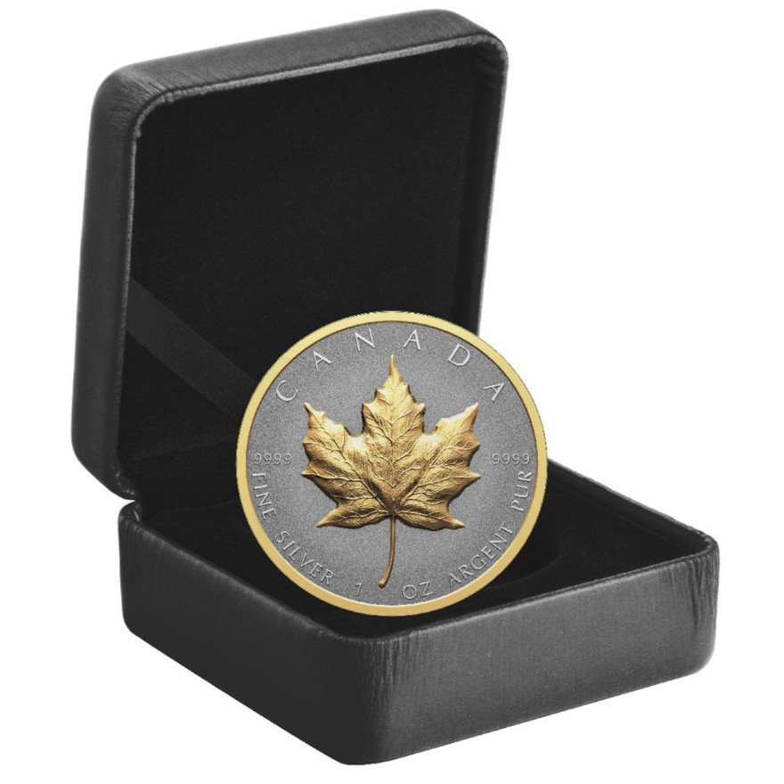 View 3: Silber Maple Leaf 1 oz RP - Ultra High Relief 2023
