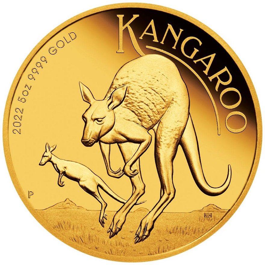 View 1: Gold Känguru 5 oz PP - 2022