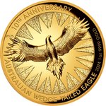 Gold Wedge Tailed Eagle 1 oz PP - 10th Anniversary - High Relief 2024