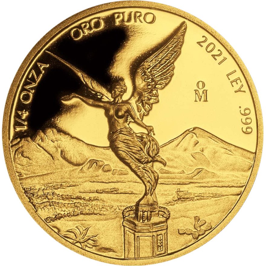 View 5: Gold Mexiko Libertad - 5 Werte Set - PP 2021