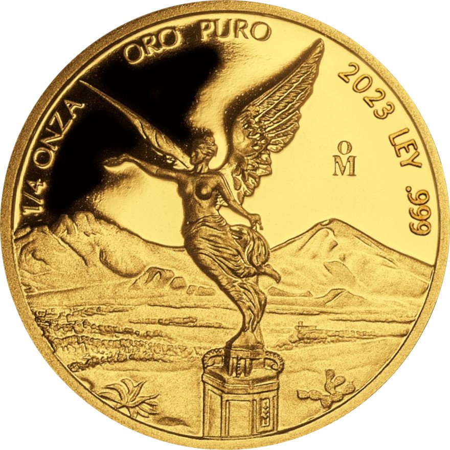 View 5: Gold Mexiko Libertad - 5 Werte Set - PP 2023