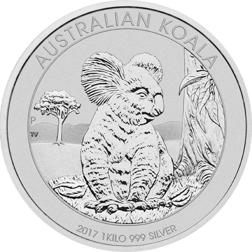 View 1: Silber Koala 1000 g - diverse Jahrgänge 
