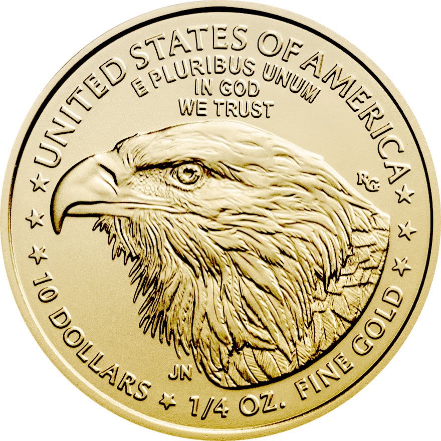 View 1: Gold American Eagle 1/4 oz - 2024