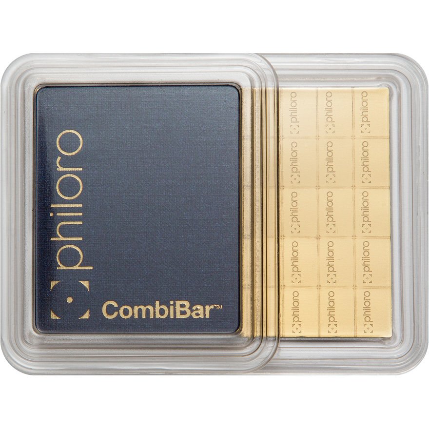 View 2: Gold CombiBar® 50 x 1 g philoro - LBMA zertifiziert