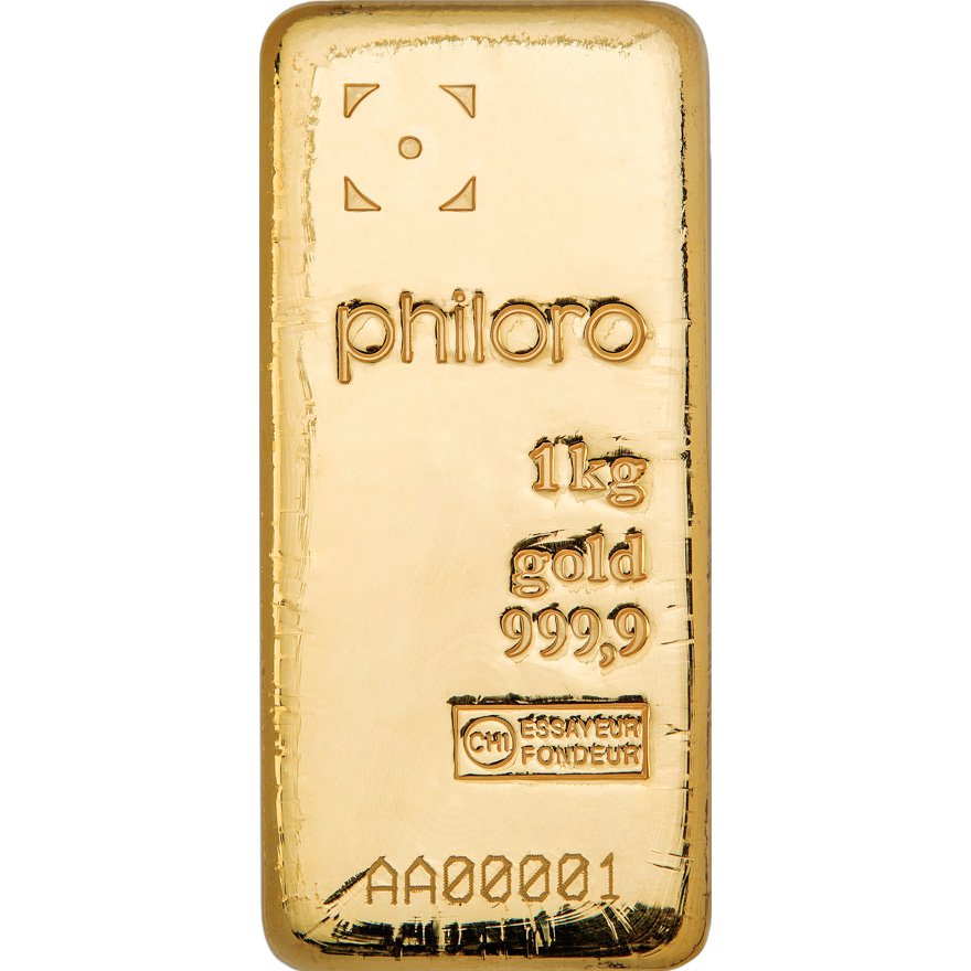 View 1: Goldbarren 1000 g philoro – LBMA zertifiziert