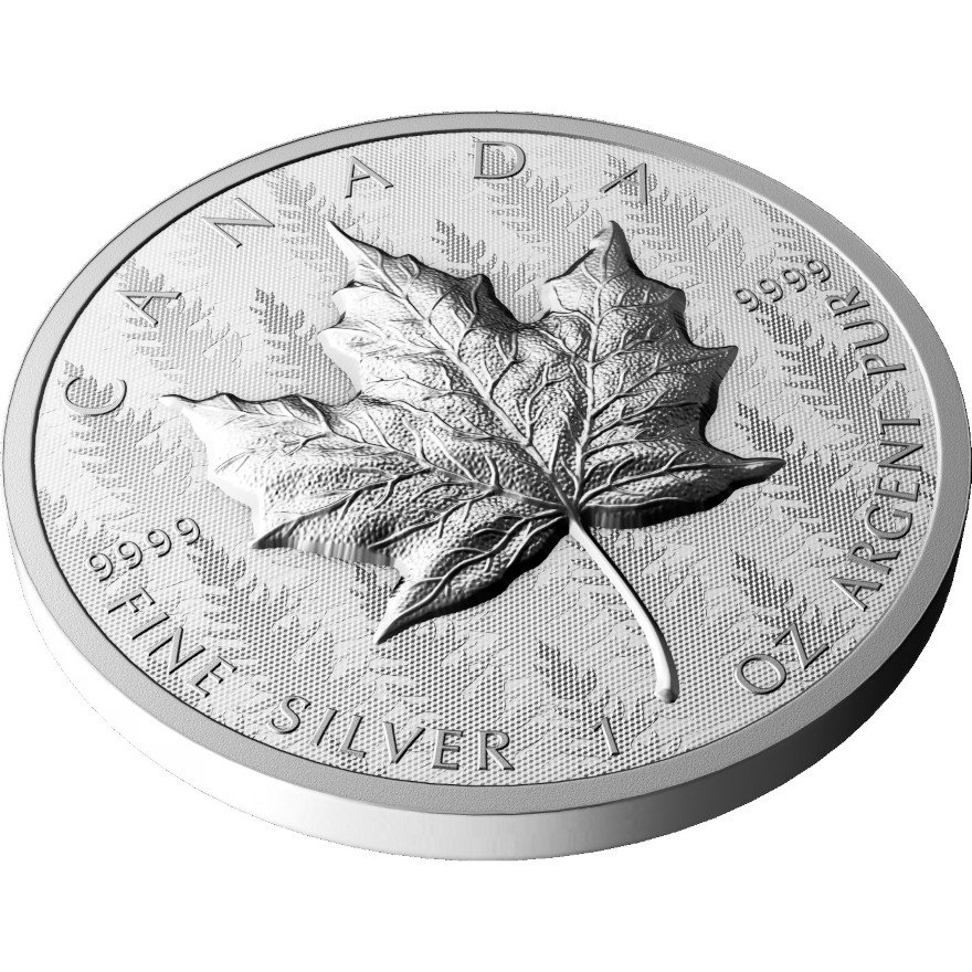 View 2: Silber Maple Leaf 1 oz RP - Ultra High Relief 2024
