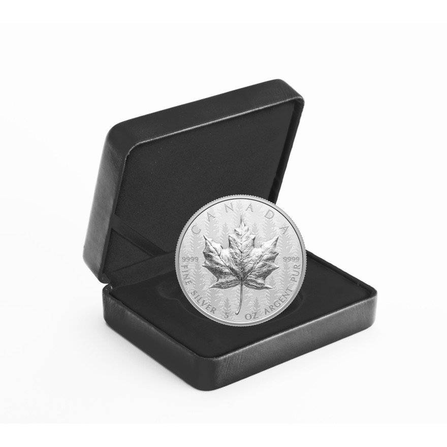 View 4: Silber Maple Leaf 5 oz RP - Ultra High Relief 2024