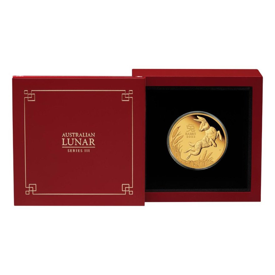 View 4: Gold Lunar III Hase 1 oz PP - 2023
