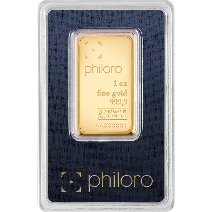 View 2: Goldbarren 1 oz philoro - LBMA zertifiziert