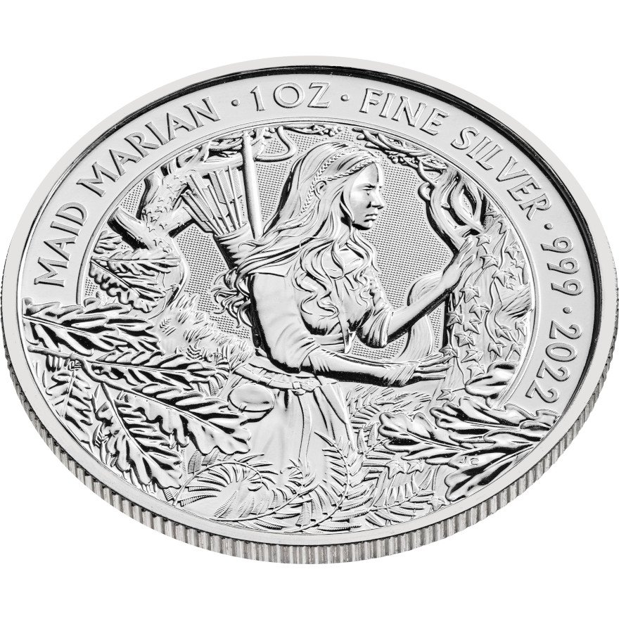 View 2: Silber Myths and Legends 1 oz - Maid Marian 2022