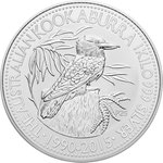 Front of the Silver Kookaburra 1kg