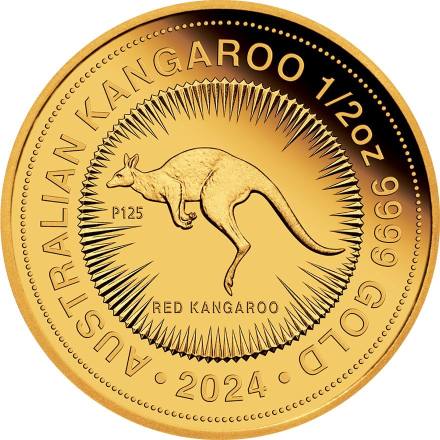View 5: Gold Känguru - 4 Werte Set - PP 2024