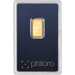 Goldbarren 2,5 g philoro - LBMA-zertifizierter Hersteller