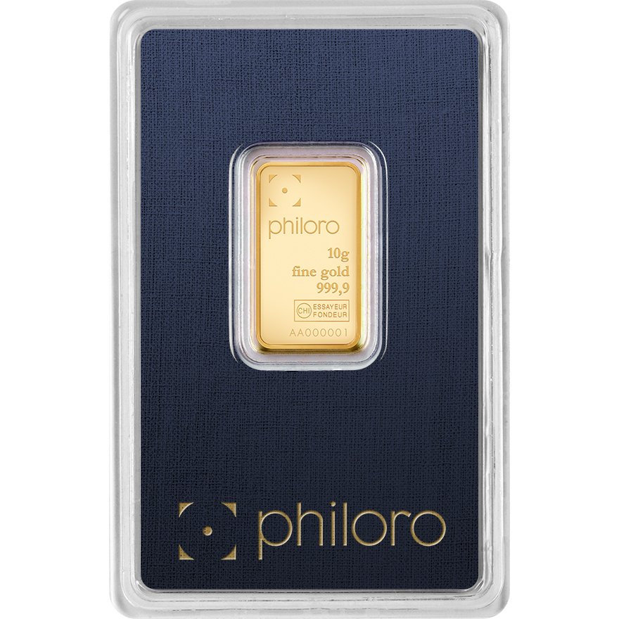 View 2: Goldbarren 10 g philoro - LBMA zertifiziert
