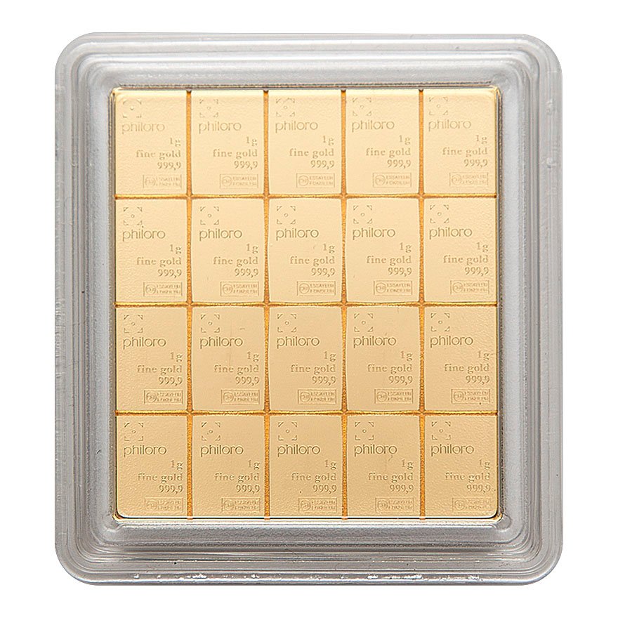 View 1: Gold CombiBar® 20 x 1 g - philoro
